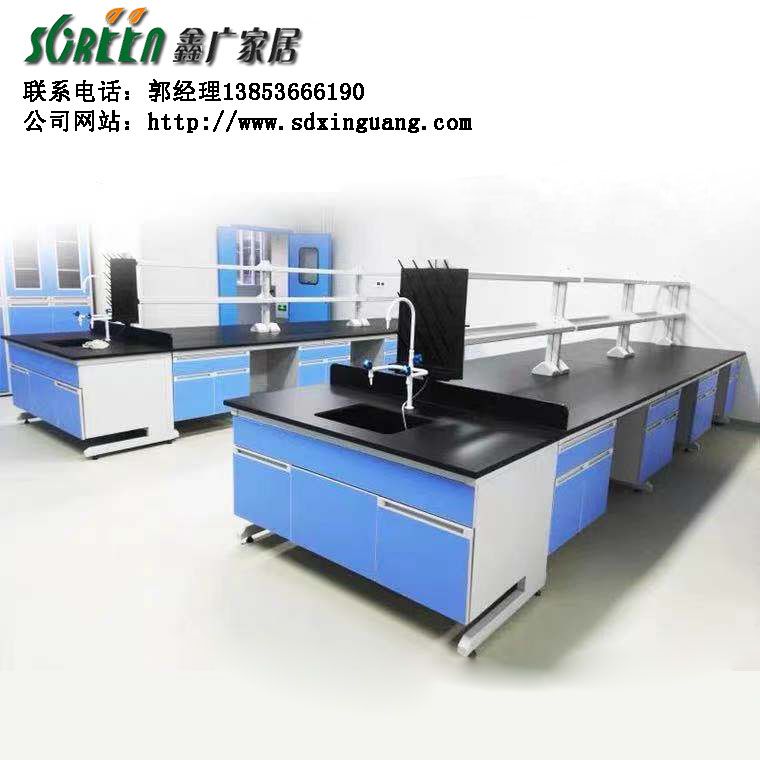 山東鋼木實驗臺，桌子試驗邊臺實驗家具設備配套通風柜