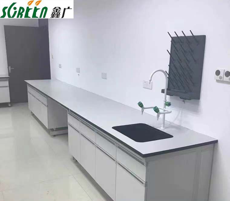 濰坊實驗室工作臺,實心理化板臺面,耐腐蝕耐酸堿實驗臺化驗室邊臺