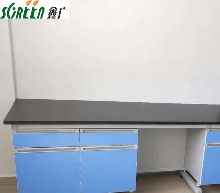 濰坊實驗室工作臺,實心理化板臺面,耐腐蝕耐酸堿實驗臺化驗室邊臺