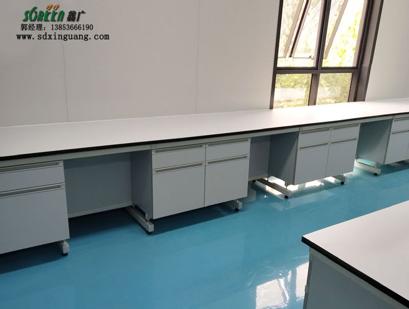 山東實驗室實驗臺鋼木實驗臺學校試驗室邊臺廠家