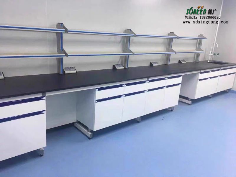 山東實驗室工作臺耐酸堿鋼木試驗臺操作桌