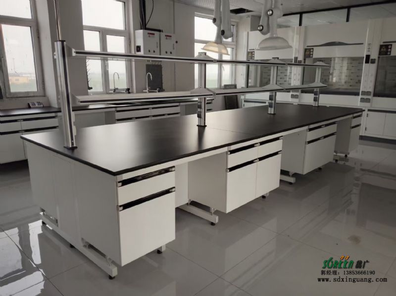 山東實驗室鋼木實驗臺廠家加工 鋼木試驗臺邊臺